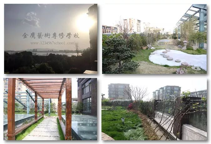 钱塘江全景和独一无二的空中花园